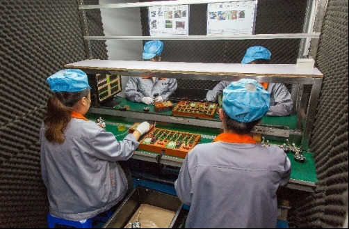 Shenzhen Xindonghui Technology Co., Ltd linha de produção da fábrica