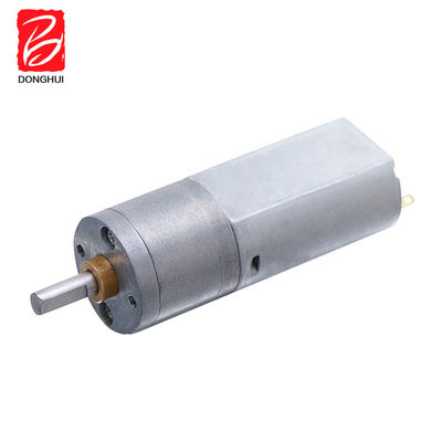 Micro Brush 3V - 24V DC Motor de engrenagem de alto torque 20mm com eixo D de 4mm