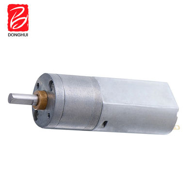 Micro Brush 3V - 24V DC Motor de engrenagem de alto torque 20mm com eixo D de 4mm