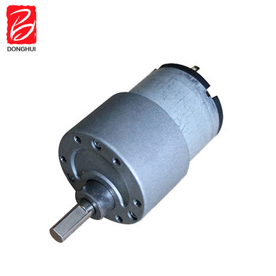 50 RPM Brush DC Gear Motor 37mm Carbon Brush DC Gearbox Motor 3V - 24V Para Robô