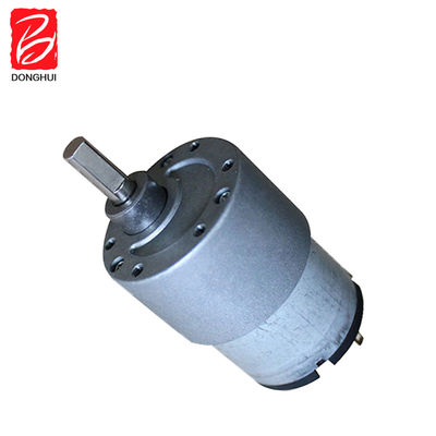 50 RPM Brush DC Gear Motor 37mm Carbon Brush DC Gearbox Motor 3V - 24V Para Robô