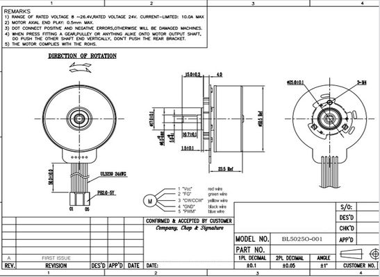 12V 24V Mini High Torque BLDC Motor Massasseiro Pistola Motor sem escovas