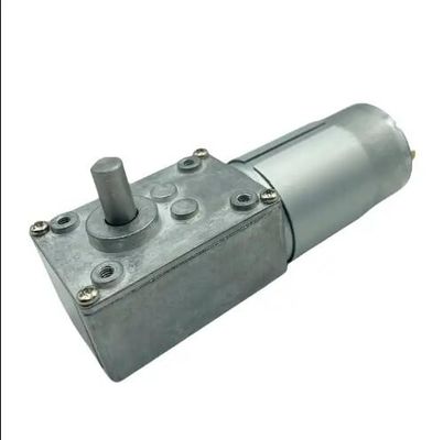 Motor de engrenagem de alta torque de escova de corrente contínua 12V 555 Worm Gear Motor 24V baixa velocidade