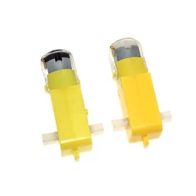 Motor de engrenagem de plástico TT inteligente 5V 20mm de diâmetro para rodas de carro robô DIY