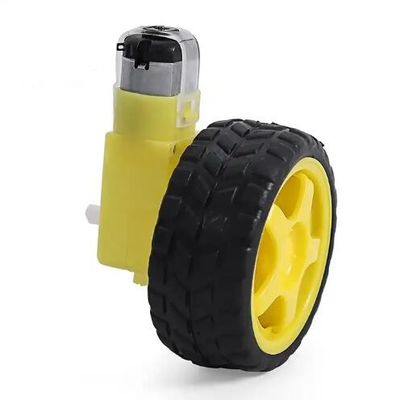 Motor de engrenagem de plástico TT inteligente 5V 20mm de diâmetro para rodas de carro robô DIY