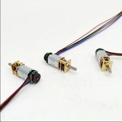12 mm DC Micro Gear Motor Pulso Houle Precision Encoder Motor DC de pequena desaceleração