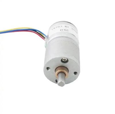 Motor passo a passo de 5V DC Micro engrenado 20mm 2 Fase 4 Motor passo a passo de fio com caixa de engrenagens