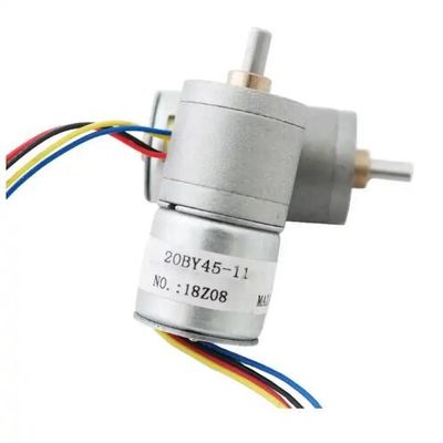 Motor passo a passo de 5V DC Micro engrenado 20mm 2 Fase 4 Motor passo a passo de fio com caixa de engrenagens