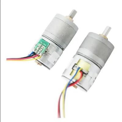 Motor passo a passo de 5V DC Micro engrenado 20mm 2 Fase 4 Motor passo a passo de fio com caixa de engrenagens