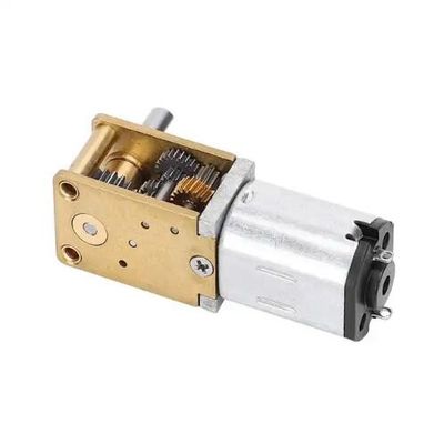 3V - 6V Horizontal ângulo direito DC Worm Gear Motor eixo curto baixa velocidade alto binário