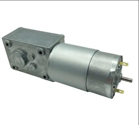 Motor de engrenagem de minhoca micro DC de alto torque Borracha de eixo oco 12V DC Motor de engrenagem elétrico