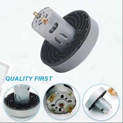 Motor de sucção elétrica de engrenagem de plástico, capuz, motor de corrente contínua de 25000 rpm para aspirador
