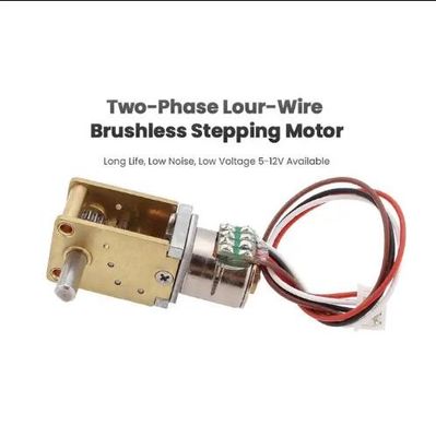 12 mm ângulo direito DC worm gear motor ímã permanente motor passo sem escova