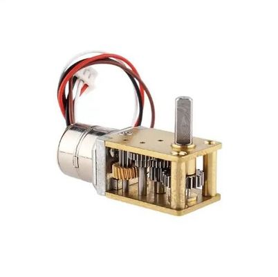 12 mm ângulo direito DC worm gear motor ímã permanente motor passo sem escova
