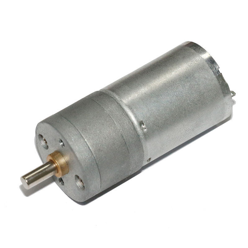 Motor de engrenagem a corrente contínua de 25 mm 20 rpm 6V 12V de baixa velocidade Micro engrenado motor de corrente contínua