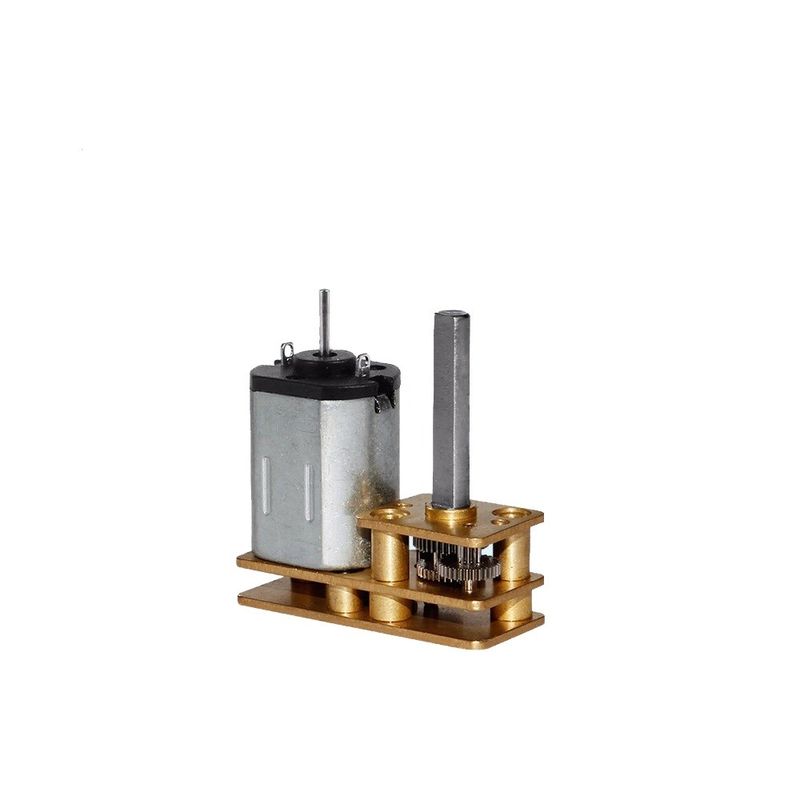 24mm Brush DC Gear Motor Tower Wheel Reverse Eccentric Output Shaft Motor da caixa de engrenagens N20