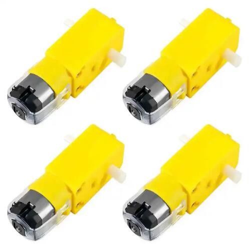 Motor de engrenagem de plástico TT inteligente 5V 20mm de diâmetro para rodas de carro robô DIY