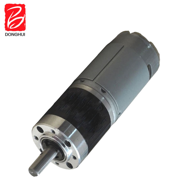 Velocidade 10 - 1000 RPM Unidade de motor de engrenagem planetária DC com comprimento de eixo personalizado